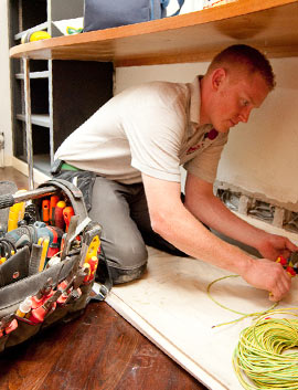 Approved Electrical Contractor doing installation
